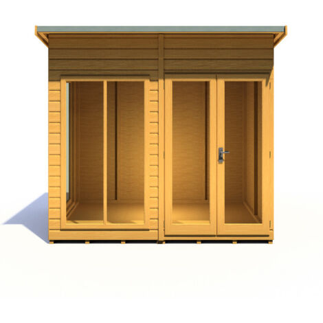 Lela 8x6 Summerhouse - L185.8 x W238 x H228.4 cm