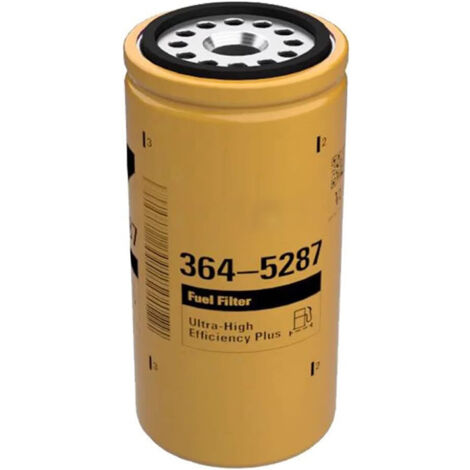L'élément filtrant à carburant 364-5287 convient aux excavatrices Caterpillar.