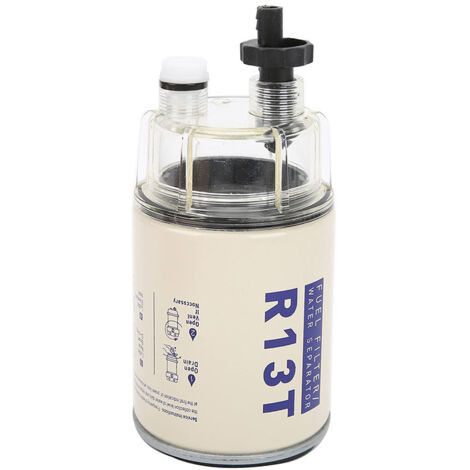 L'élément filtrant séparateur huile-eau R13T avec coupelle convient aux petits moteurs diesel des vedettes rapides et des pétroliers.