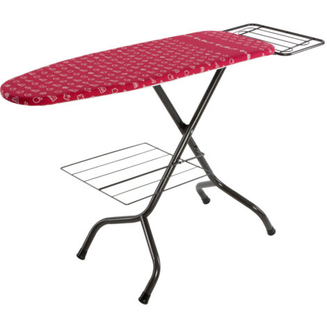 Lelit PA113 Asse da Stiro 120X40 C Porta Caldaia Nero Rosso