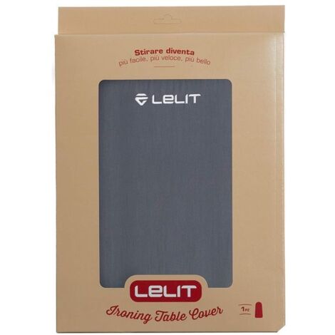 Lelit PA702 rivestimento per asse da stiro Imbottitura per copriasse da stiro Cotone, Poliestere Rosso, Bianco