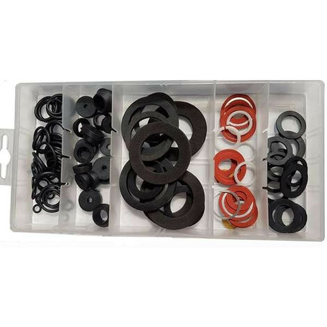 Lem Select – Assortiment de joints O-Ring caoutchouc 125 pièces – 12 tailles variées pour plomberie – Étanchéité efficace dans diverses applications
