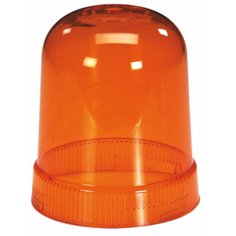 Lem Select – Calotte orange pour gyrophare Pulsar – Résistante aux intempéries – Visibilité optimale véhicules d'urgence – Diamètre embase 120mm