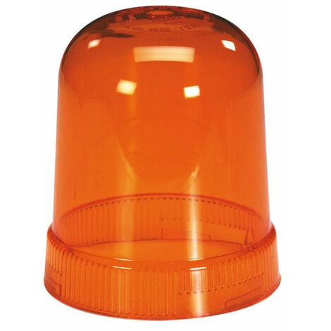 Lem Select – Calotte orange pour gyrophare Pulsar – Résistante aux intempéries – Visibilité optimale véhicules d'urgence – Diamètre embase 120mm – Hauteur 148mm