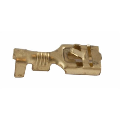 Lem Select – Cosse Faston femelle à languette en laiton – Lot de 50 – Section de câble 1 à 2,5 mm² – Connexions électriques fiables