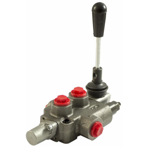 Lem Select – Distributeur hydraulique double effet 3/8' – Pression max 180 bar – Compact en fonte – Applications hydrauliques diverses
