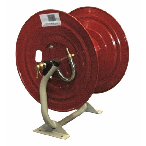 Lem Select – Enrouleur tuyau arrosage métallique 200m 1/2'' – Raccords en laiton Ø 8/10 – Pression max 20 bars – Installation sur surface plane