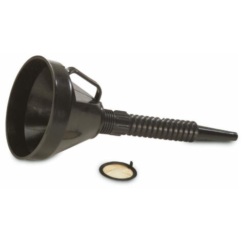 Lem Select – Entonnoir flexible avec filtre interchangeable en cuivre – Diamètre 150 mm – Pour transfert d'huile et combustible – Accessoire entretien outils motorisés