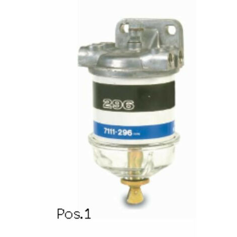 Lem Select – Filtre à carburant CAV complet adaptable FIAT – Filetage métrique M14 x 1,5 – Application pour modèles 300-340-350, 500-550-640