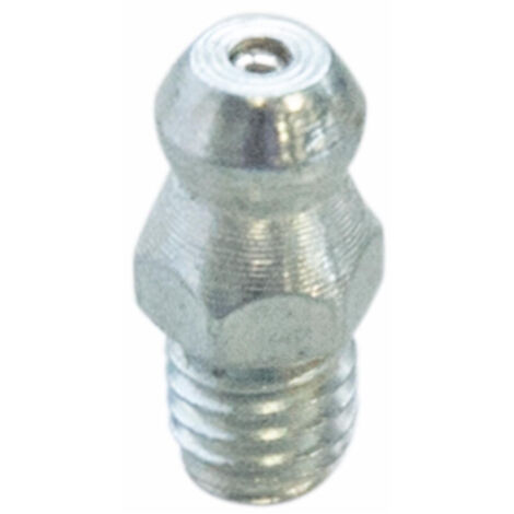 Lem Select – Graisseur droit M10x1 acier zingué – Lot de 10 pièces – Pour vissage rapide en série – Hexagone 11 pour clé adaptée