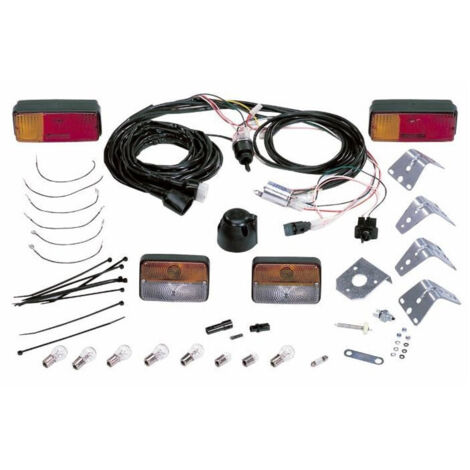 Lem Select – Kit éclairage universel pour tracteurs – Câble 4m avec accessoires – Feux de position et clignotants 12V – Installation rapide et sécurisée