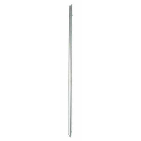 Lem Select – Piquet de terre zingué 100 cm – Forme en T pour installation facile – Conductivité optimale pour mise à la terre – Acier zingué
