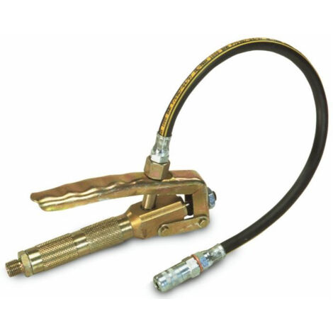 Lem Select – Pistolet pneumatique pour pompe à graisse – Pression 8 bars – Flexible inclus – Usage professionnel pour espaces confinés