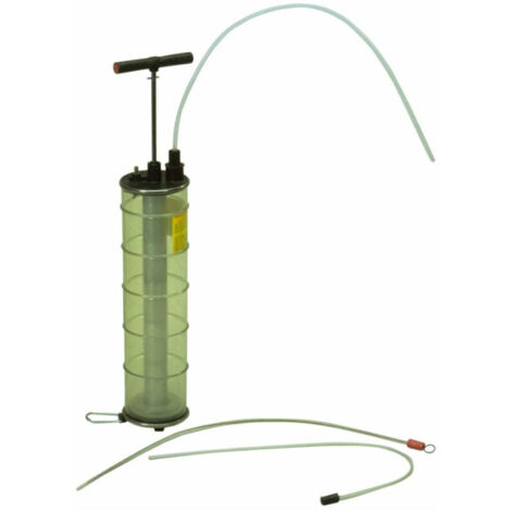 Lem Select – Pompe à main pour vidange d'huile moteur 6.5 L – 3 tubes d'aspiration inclus – Accessoire d'entretien outils motorisés