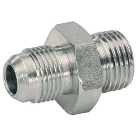 Lem Select – Raccord de jonction JIC 9/16-18 Gas 3/8' – Lot de 5 pièces – Connexion fiable pour systèmes de tuyauterie – Usage plomberie et hydraulique