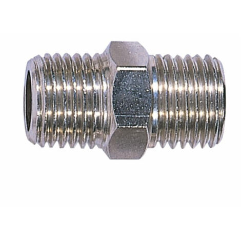 Lem Select – Raccord mâle-mâle 1/4' – Filetage plomberie 1/4' – Étanchéité haute pression – Compatible systèmes plomberie et air comprimé