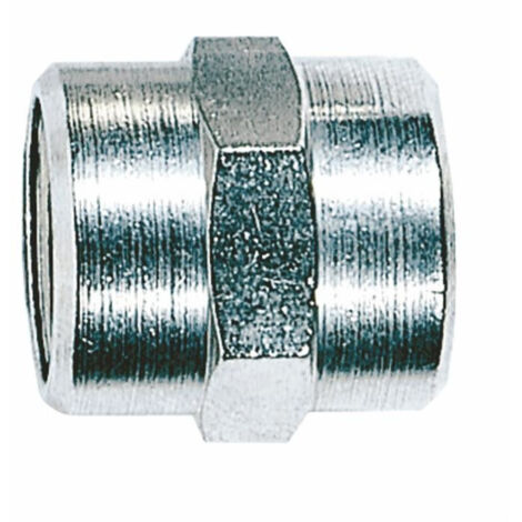 Lem Select – Raccord manchon femelle-femelle 1/2' – Raccord acier fileté 1/2' – Connexion pour plomberie – Usage professionnel