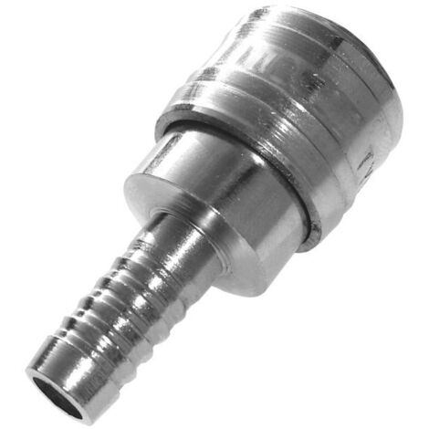 Lem Select – Raccord rapide femelle pour tuyau d'air comprimé Ø 9 mm – Acier chromé résistant à la corrosion – Utilisation efficace systèmes air comprimé