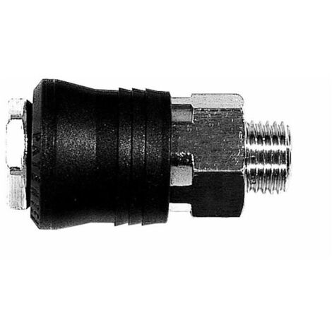 Lem Select – Raccord rapide mâle 3/8' – Filetage intérieur 3/8' – Étanchéité haute pression – Raccord pour compresseur