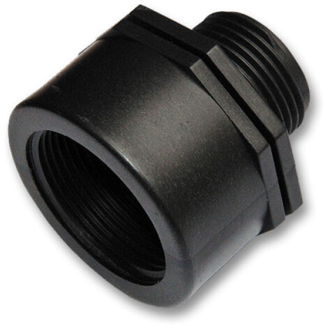Lem Select – Raccord réducteur polypropylène fileté mâle 1' / femelle 1-1/4' – Lot de 2 – Pour systèmes d'arrosage – Résistant aux UV