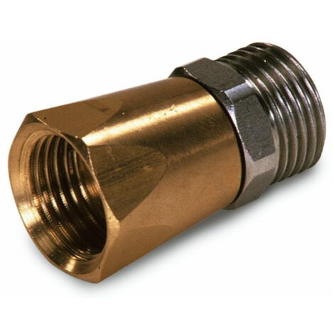 Lem Select – Raccord tournant 1/2'F - 1/2'M pour lance de pulvérisateur – Débit max 60 lt/min à 3 bars – Laiton et acier inoxydable