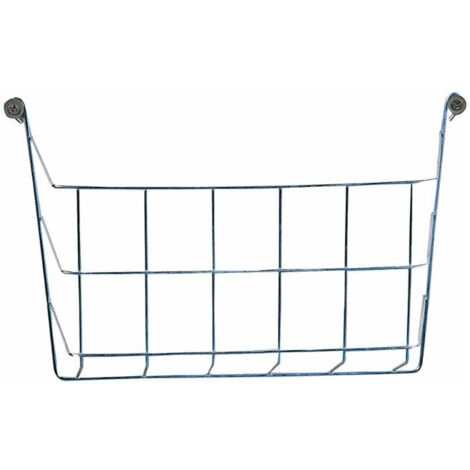 Lem Select – Râtelier pour lapins et rongeurs zingué à fixer – Dimensions 30x15x10 cm – Pour foin, herbe ou salade