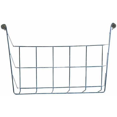 Lem Select – Râtelier pour lapins et rongeurs zingué à fixer – Dimensions 30x15x10 cm – Pour foin, herbe ou salade