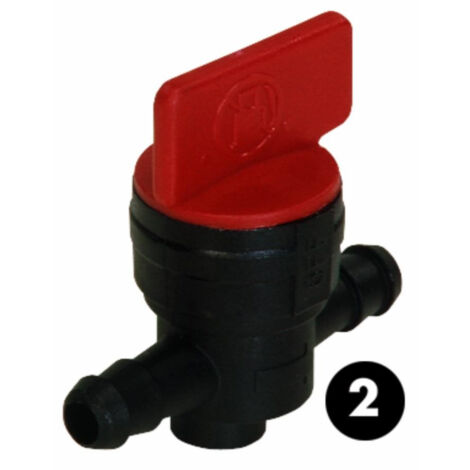 Lem Select – Robinet essence adaptable 1/4' en nylon pour moteurs Briggs et Stratton – Accessoire tondeuse – Fonctionnement optimal