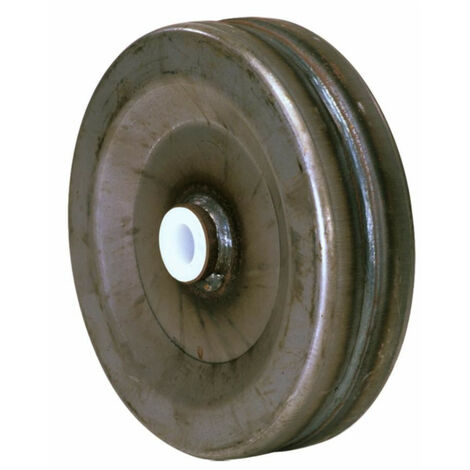 Lem Select – Roue de brouette en fer 225mm – Largeur 60mm – Bague nylon Ø 20mm – Charge max 450kg – Pour terrains accidentés