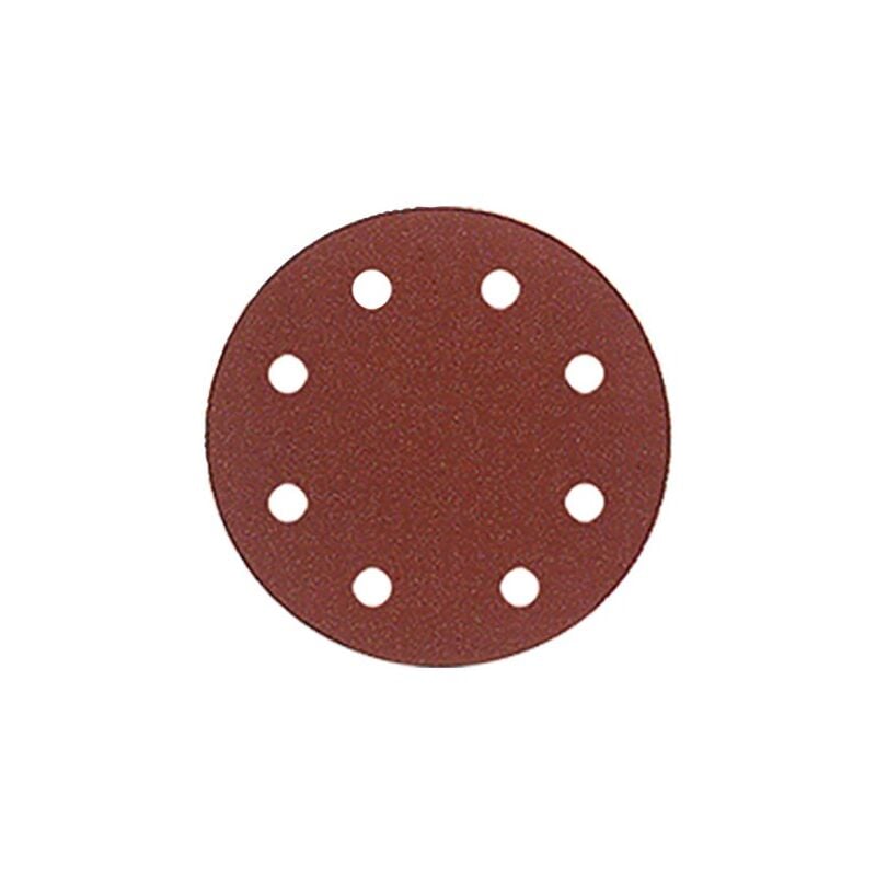 Leman - 8 disques auto-agrippant corindon semi-vrac - d. 150 mm Gr. 120 - 6 trous pour bois et métaux 15006.83