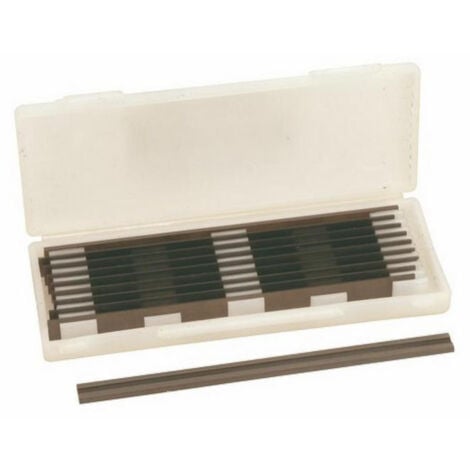 Leman - Boite 10 Fers de Rabot Reversibles Carbure 82 X 5,5 X 1,1