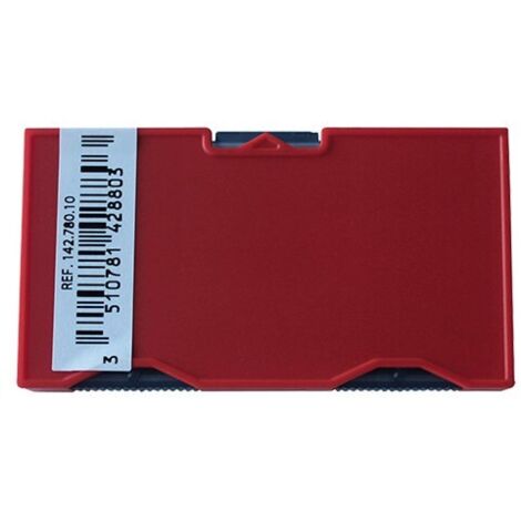 Leman – Boîte de 10 fers de rabot réversibles en carbure 82mm – Largeur 5,5mm – Épaisseur 1,1mm – Pour finition bois et stratifié