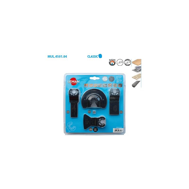 Leman - Coffret de 4 accessoires multi matériaux Classic