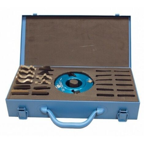 Leman - Coffret porte-outils à profiler 12 paires de fers ht 50 mm alesage 50 mm