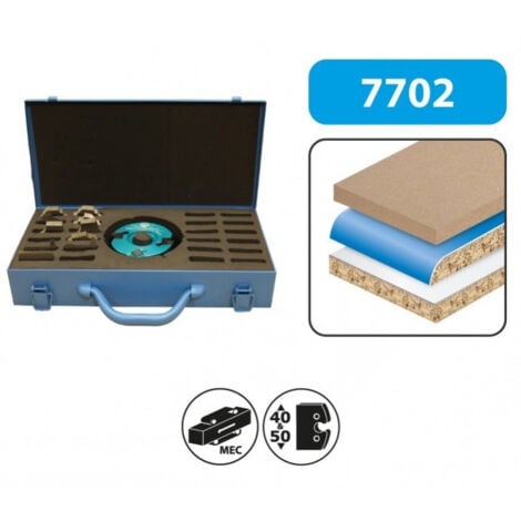 Coffret de porte-outils à profiler D. 100 mm Al. 30 mm Ht. 50 mm et 12 Jeux de fers profilés - 093.50.30.12 - Leman - -
