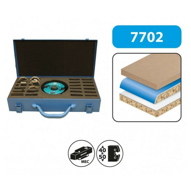 Leman - Coffret porte-outils à profiler 12 paires de fers ht 50 mm - 093.50.30.12
