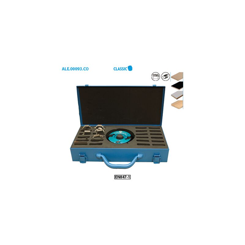 Leman - Coffret porte-outils à profiler Classic 24 paires de fers