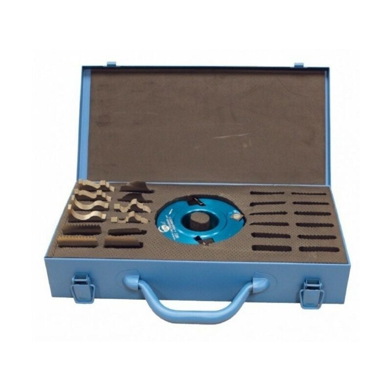 Leman - Coffret porte-outils à profiler 6 paires de fers - Hauteur 50mm alésage 50mm