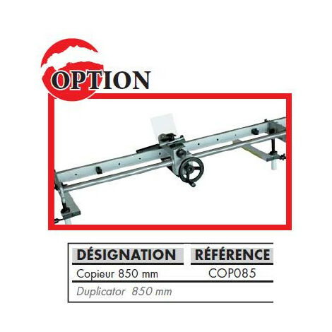 Leman – Copieur pour tour à bois 850mm – Accessoire précis pour bois dur – Utilisation efficace – COP085