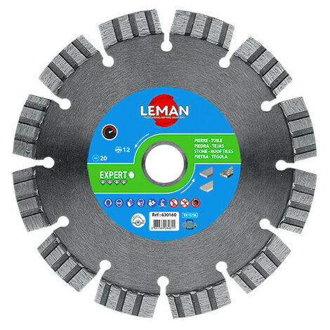 Leman - Diamantscheibe Segment Turbo Granit Quarz Ø 160mm