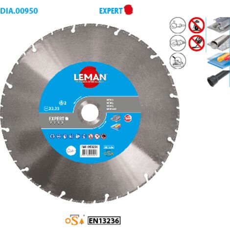 Leman - Disque Diamant Brasé Acier 115x22,23 Ht 2