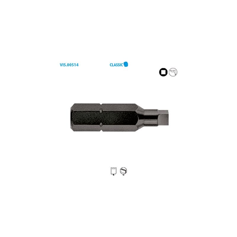 Leman - Embout de vissage série 1/4'' - carré Classic N°3 Long. 25 Boite de 15