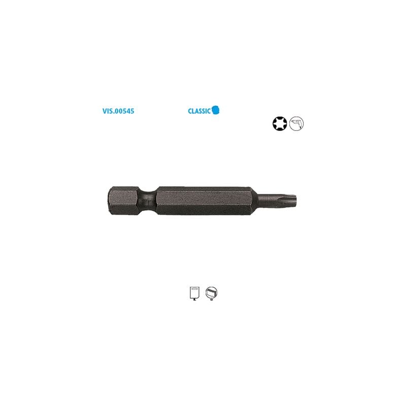 Leman - Boîte de 15 embouts de vissages série longue 1/4'' torx® T40 Long. 50mm
