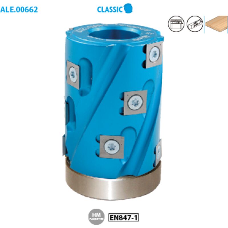 Leman - Porte-outils hélicoîdal Classic ø 62 Alésage 30 Ep. 16mm