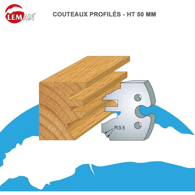 Jeux 2 contre-fers Classic PROFIL N°258 Haut. 48 Ep. 5,3mm
