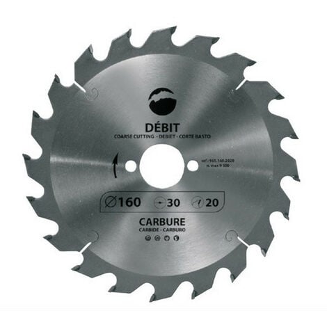 Leman - Lame de scie circulaire pour machines portatives D.180 x Al.30 mm 20 dents