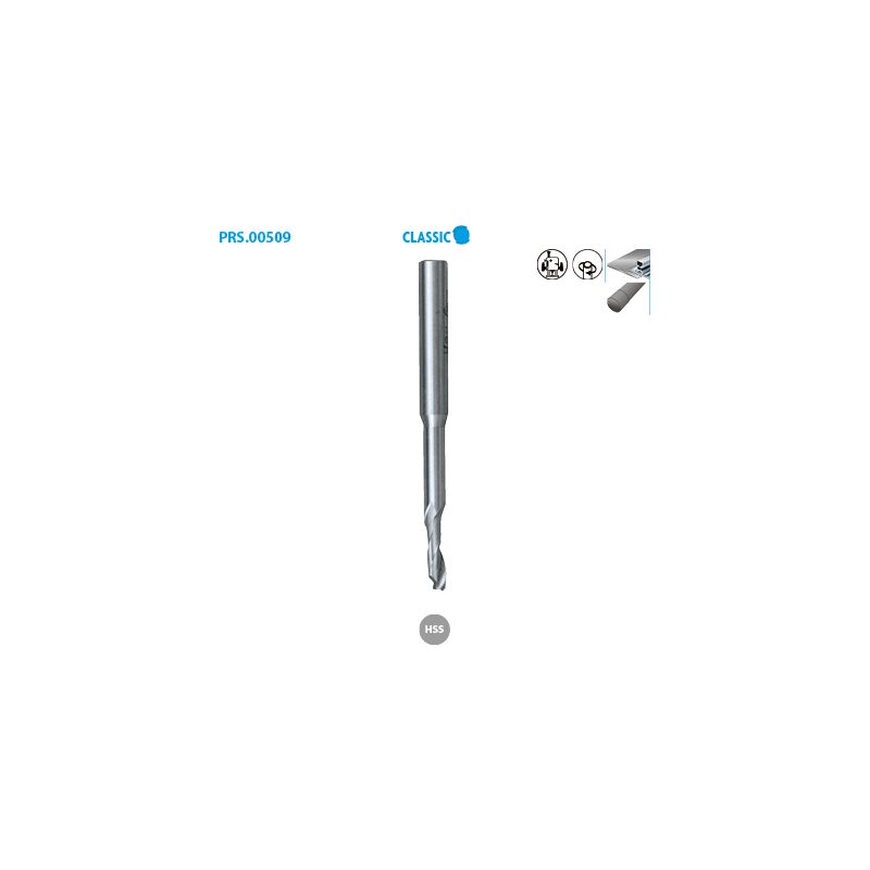 Leman - Mèche de précision une lèvre métal Classic ø 8 ø Queue 8 Long. 100 Long. Utile 14/68