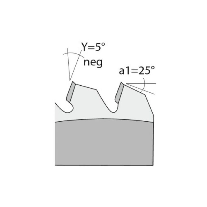 Leman - Lame de scies circulaires carbure pour aluminium ou pvc, diamètre 190 mm, 54 dents