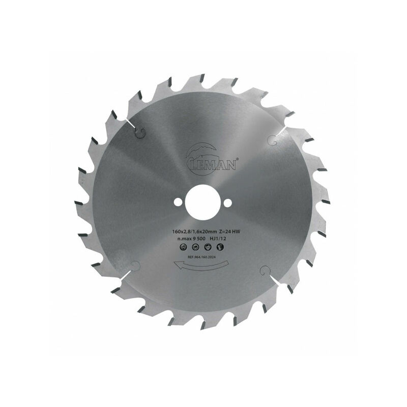 Leman - Lame carbure 165 Z=48 al: 20mm