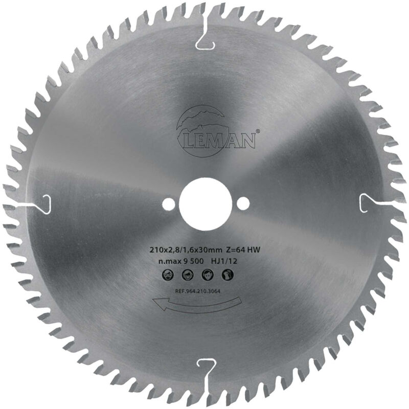 Leman - Lame carbure négative 216mm 24 dents Elu ps 174 / 274 et Dewalt